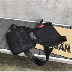 ユニセックス 胸バッグ / チェストバッグ ストリート系 ブラック