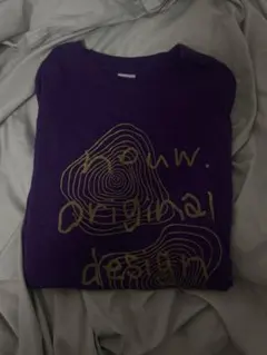 nouw. original design Tシャツ パープル M