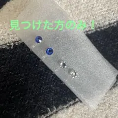 ノンホール イヤリング サファイア クリスタル シルバー スワロフスキー 銀