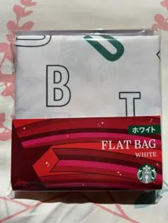 STARBUCKS フラットバッグ〈ホワイト〉