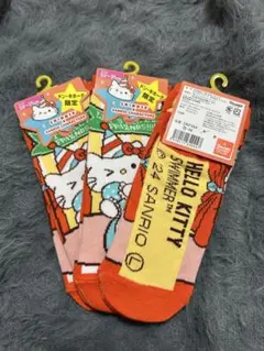 ハローキティ ソックス 3足セット　新品未使用