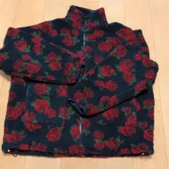 jouetie バラ柄 ボアジャケット