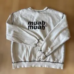 muah muah ロゴプリント スウェットのサムネイル