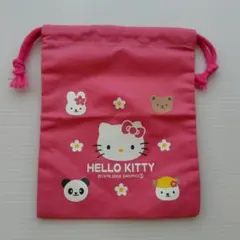 ハローキティ ミニ巾着袋 　2002年製　ピンク