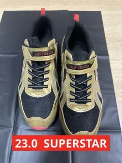 23.0 3E SUPERSTAR ボーイズ 晴雨兼用　スニーカー