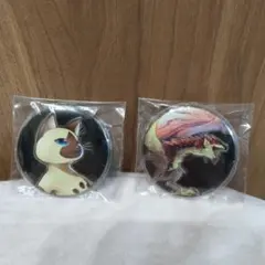 大カプコン展　モンスターハンター　アイルー　リオレウス　缶バッチ