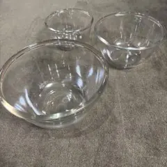 ドイツの名品 イエナグラス 耐熱 ガラスボウル 中3個 - メルカリ