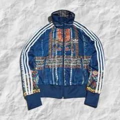 美品 アディダスオリジナルス adidas シランデリア ファイヤーバード 紺L