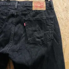 【Levi's】リーバイス 505 ブラックデニムパンツ W33 L30のサムネイル