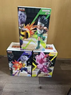 蒼*ず様 ハンターハンター　3体セット　ヒソカ　ゴン　キルア　未開封