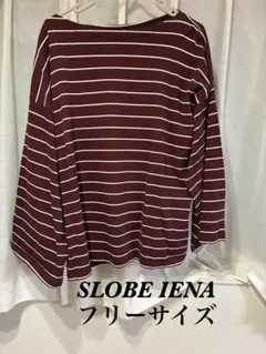 SLOBE IENA ビックボーダープルオーバー フリーサイズ