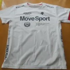 DESCENTE Move Sport ホワイトTシャツ