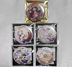 ONE PIECE 輩缶バッジ GEAR5 ルフィ ニカ 5種セット - メルカリ