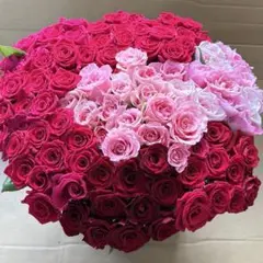 薔薇生花 花開き 100本‼️のサムネイル
