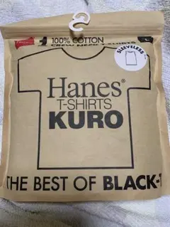 Hanes KURO スリーブレス L 黒のサムネイル