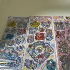 ホログラムシールセット 可愛いキャラクター