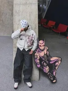 ジョジョの奇妙な冒険 アベイル キラークイーン スカジャン Mサイズ 未