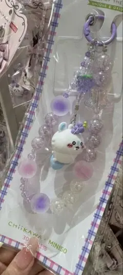 ちいかわ MINISO 海外限定 フルーツスマホストラップ モモンガ - メルカリ