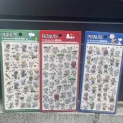 【正規品】まとめ売りPEANUTS 3Dシール スヌーピー　韓国 SNOOPY