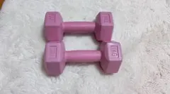 1kg ダンベル 2個セット ピンクのサムネイル