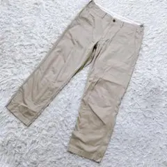 【c9373】UNIQLO ヴィンテージレギュラーフィットチノ　ベージュ