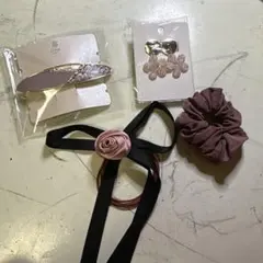 LUNA ヘアクリップ・イヤリング・ヘアゴムセット
