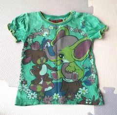 GRAND GROUND ゾウさんプリント Tシャツ 80サイズのサムネイル