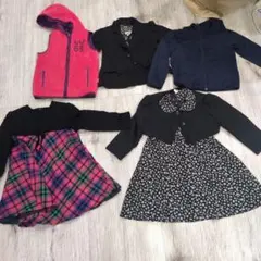 子供服セット フード付き・ジャケット・ドレス