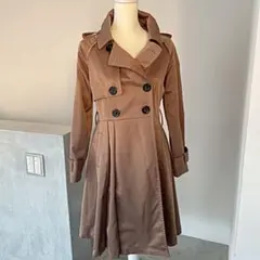 大幅お値下げ↓ルイルエブティック♡お首リボントレンチコートL〜L L（ベルトあり