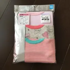 西松屋　長袖　Tシャツ　３枚セット　80cm