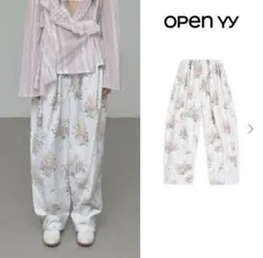 26SS】OPEN YY 花柄パラシュートパンツ - メルカリ