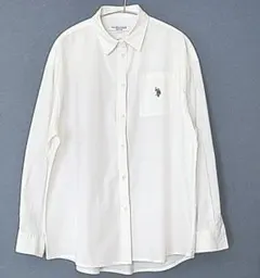 ★U・S・PoLoAssn★SINCE 1890 ホワイト長袖 Ｆ