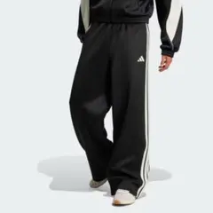 adidas ブラックカジュアルパンツ