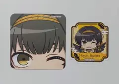 ブルーロック スマイルベースカフェ 天狗茶亭 特典 コースター ステッカー 蜂楽