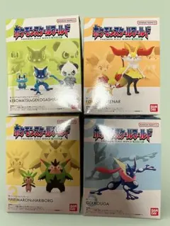 新品未開封 ポケモンスケールワールド カロス地方 4種類 ゲッコウガ