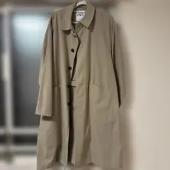 【美品】ZARA ベージュ トレンチコート L