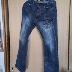 デニムストレートパンツ160