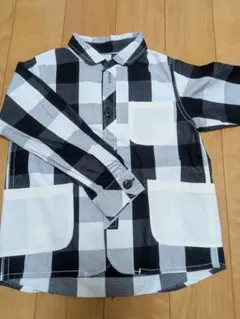 BREEZE チェック柄 長袖シャツ 110