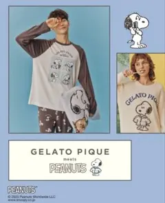 完売新品　PEANUTS】【HOMME】オリジナルアート ワンポイントロンT