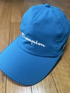 champion キャップ 撥水 UVカット ブルーグリーン