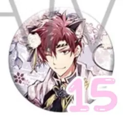 アイドリッシュセブン　狗丸トウマ　15個 缶バッジ　6周年　猫耳