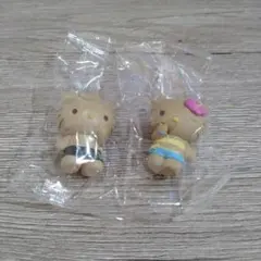 日焼け　ガチャガチャ　フィギュア ディアダニエル　ハローキティ　みんなでバカンス