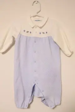 ファミリア　長袖前開きカバーオール70cm