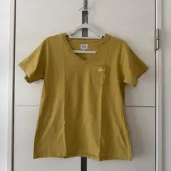 Lee Vネック ポケットTシャツ マスタード Mのサムネイル