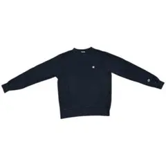 Champion ブラック クルーネック トレーナー