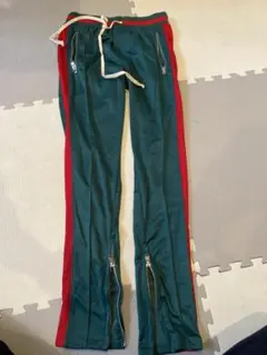 mnml ジャージパンツ　XS テカみどり