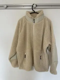 襟ボアジャケット