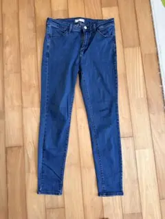 ユニクロ　スキニーデニム　ブルー