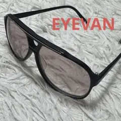 【超希少】EYEVAN モンテカルロ ティアドロップ サングラス MO-4 黒のサムネイル