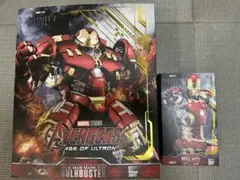 N*L様 THREEZERO DLX ハルクバスター アイアンマン マーク43 2体を合わせて迫力のハルクバスターを再現！1/12スケール可動